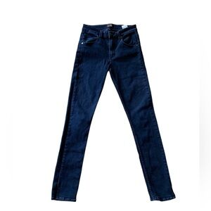 Rosie HW x PAIGE Skinny Ankle Slit Jeans Size 25 in Wells Dark Wash